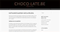 Desktop Screenshot of choco-late.be