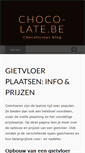 Mobile Screenshot of choco-late.be